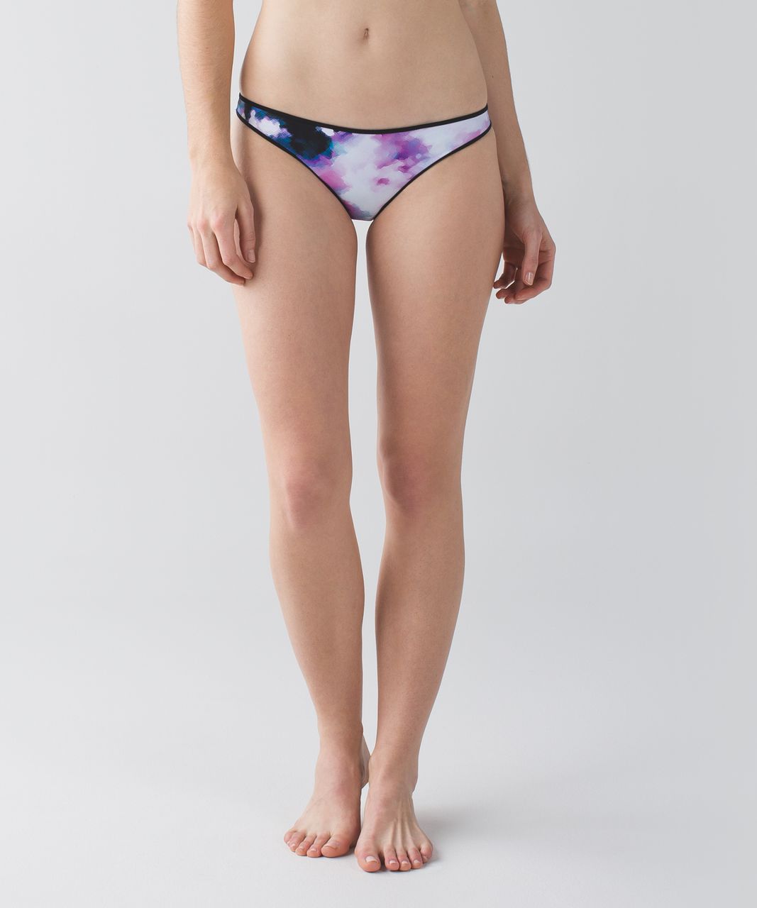 Lululemon Water:  Surf To Sand Bikini Bottom - Blooming Pixie Multi / Black