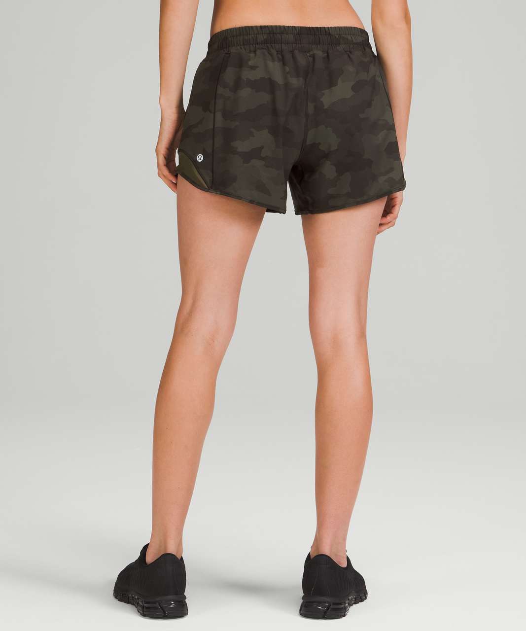 Lululemon Hotty Hot Low-rise Lined Shorts 2.5 In Heritage 365 Camo Deep  Coal /black | ModeSens