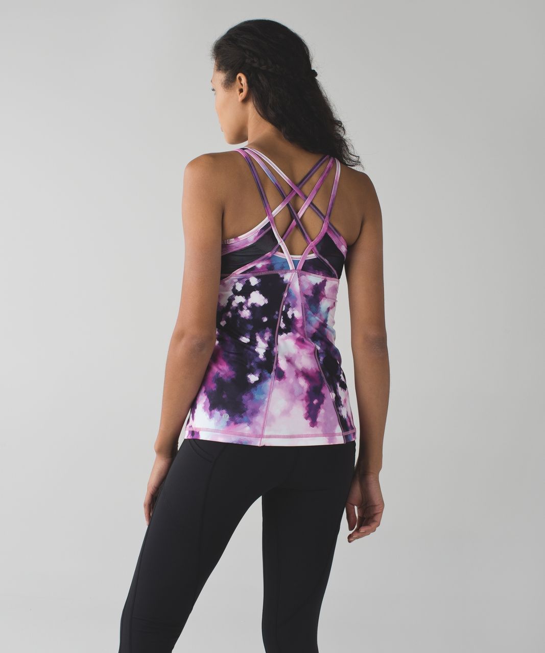 Lululemon Strap It Like It's Hot Tank - Blooming Pixie Multi / Black