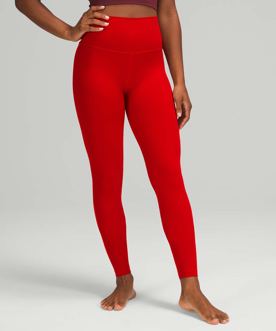 lululemon athletica, Pants & Jumpsuits, Lululemon Align Pant 28 Size Dark  Red