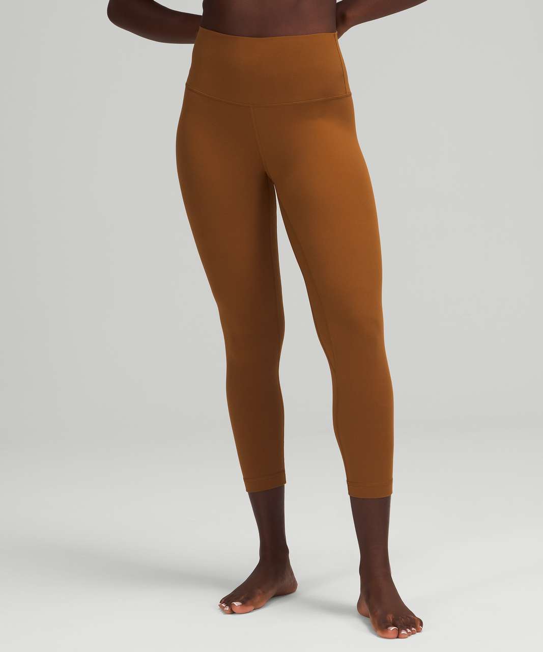 Lululemon Align High-Rise Crop 23 - Copper Brown - lulu fanatics