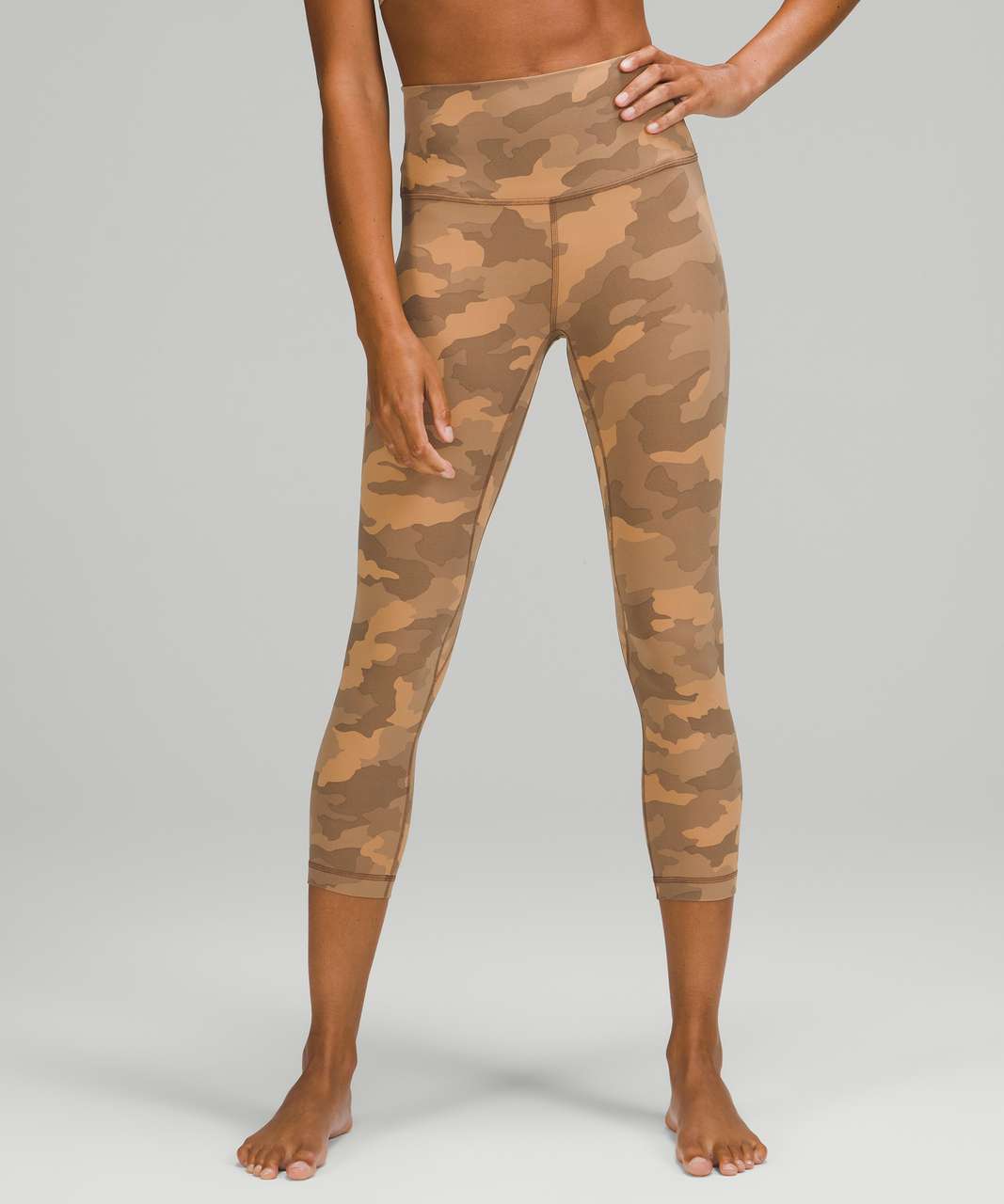 Lululemon Align High-Rise Crop 23 - Heritage 365 Camo Beige Multi