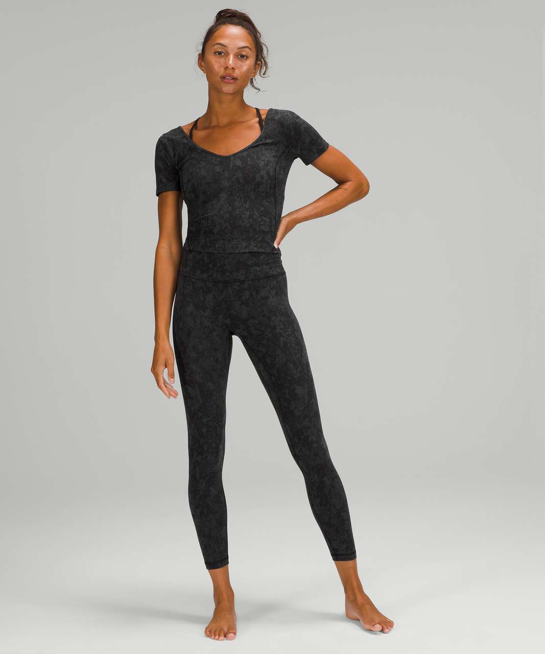 Lululemon Align T-Shirt Intertwined Camo Deep Coal Multi Black Size 10 -  $24 (64% Off Retail) - From Ashleigh