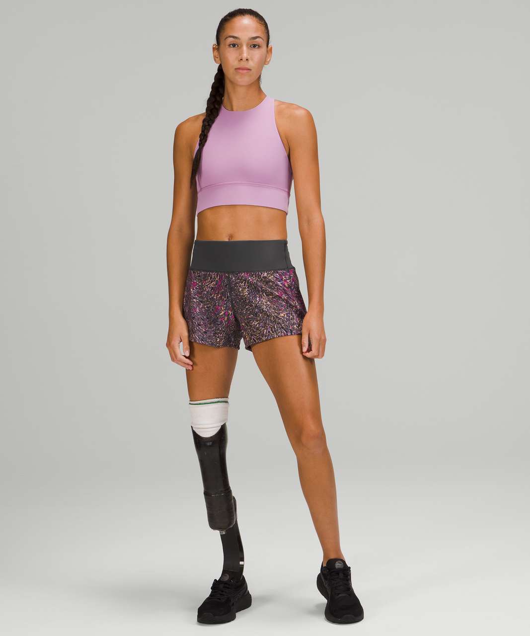 NEW Women Lululemon Speed Up Mid-Rise Lined Short 4 Moonlit