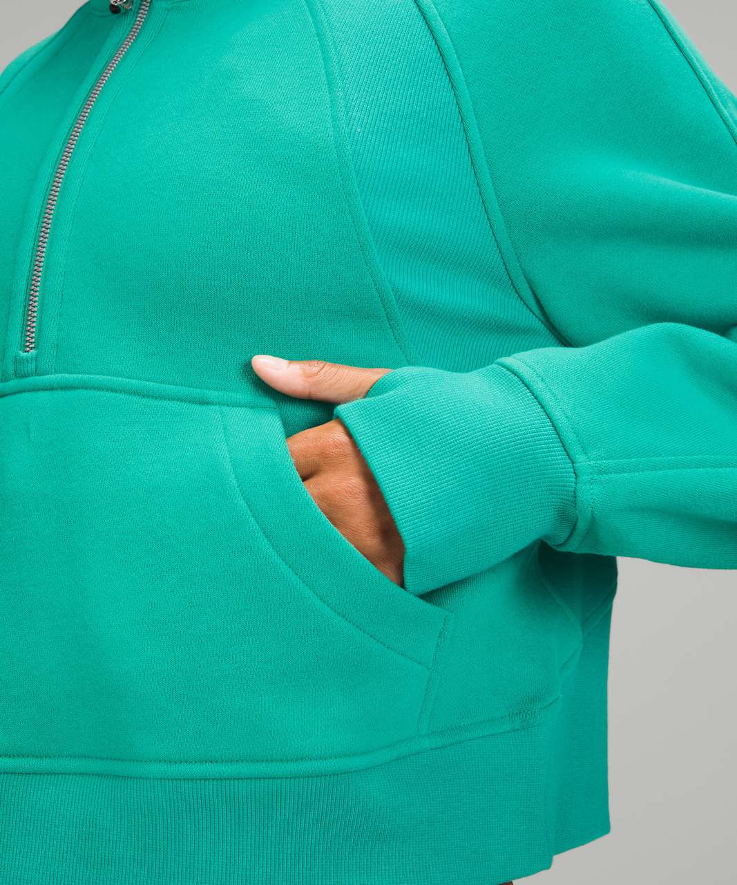 Kelly Green oversized scuba half zip (XS/S) - a tint darker than Maldives  Green : r/lululemon