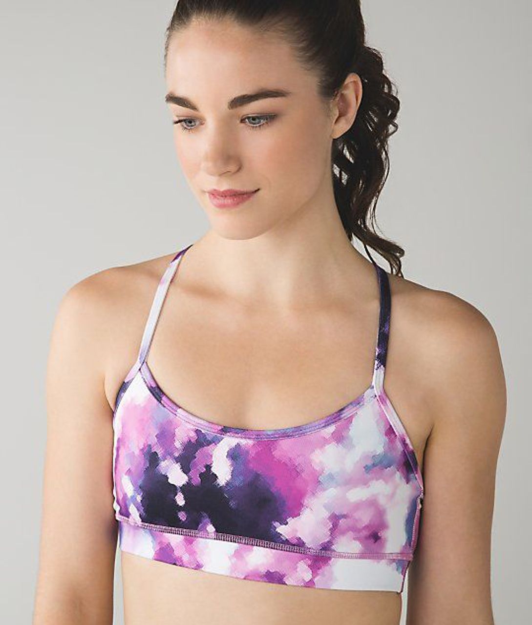 NWT Lululemon Flow Y Bra Sz 10 Wisteria Purple