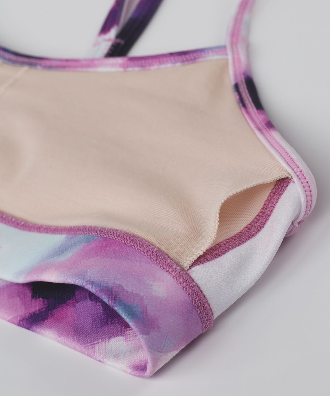 Lululemon Flow Y Bra IV - Blooming Pixie Multi / Vintage Pink