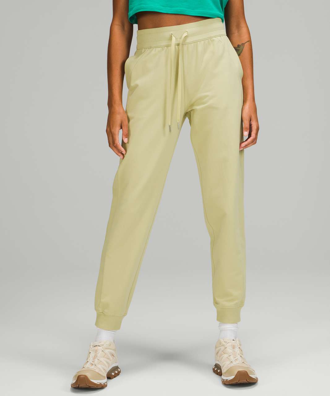 Lululemon Scuba High-Rise French Terry Jogger - Dew Green - lulu