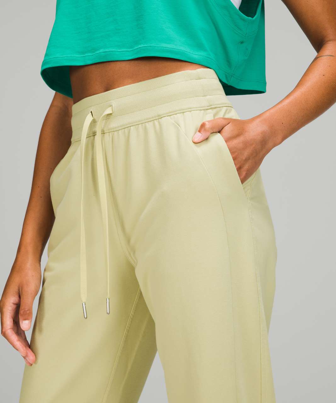 Lululemon Scuba High-Rise French Terry Jogger - Dew Green - lulu fanatics