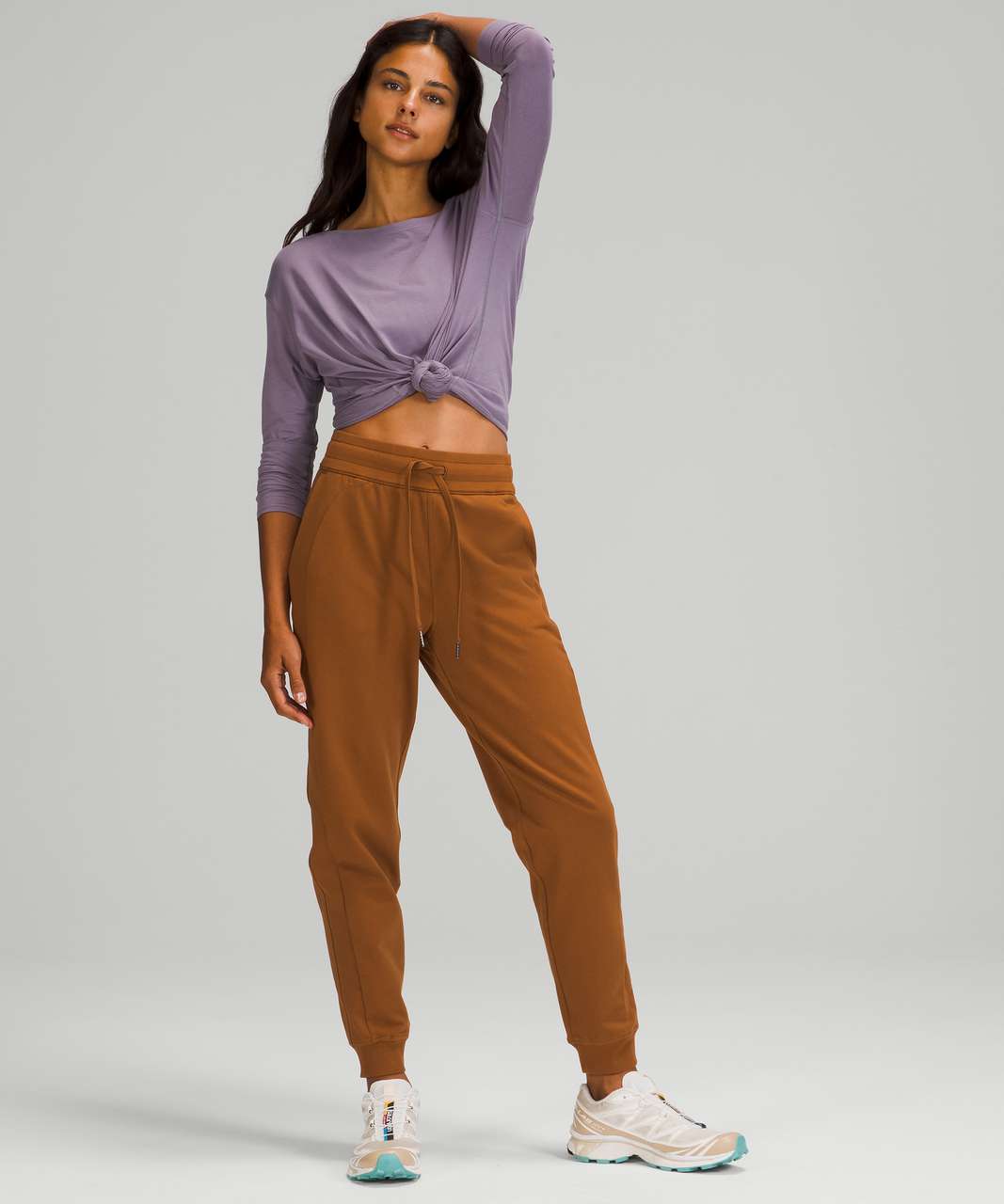 Lululemon Scuba High-Rise French Terry Jogger - Copper Brown - lulu fanatics