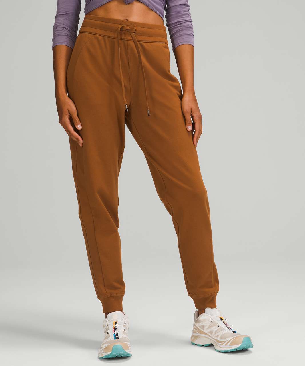 Lululemon Scuba High-Rise French Terry Jogger - Copper Brown - lulu fanatics