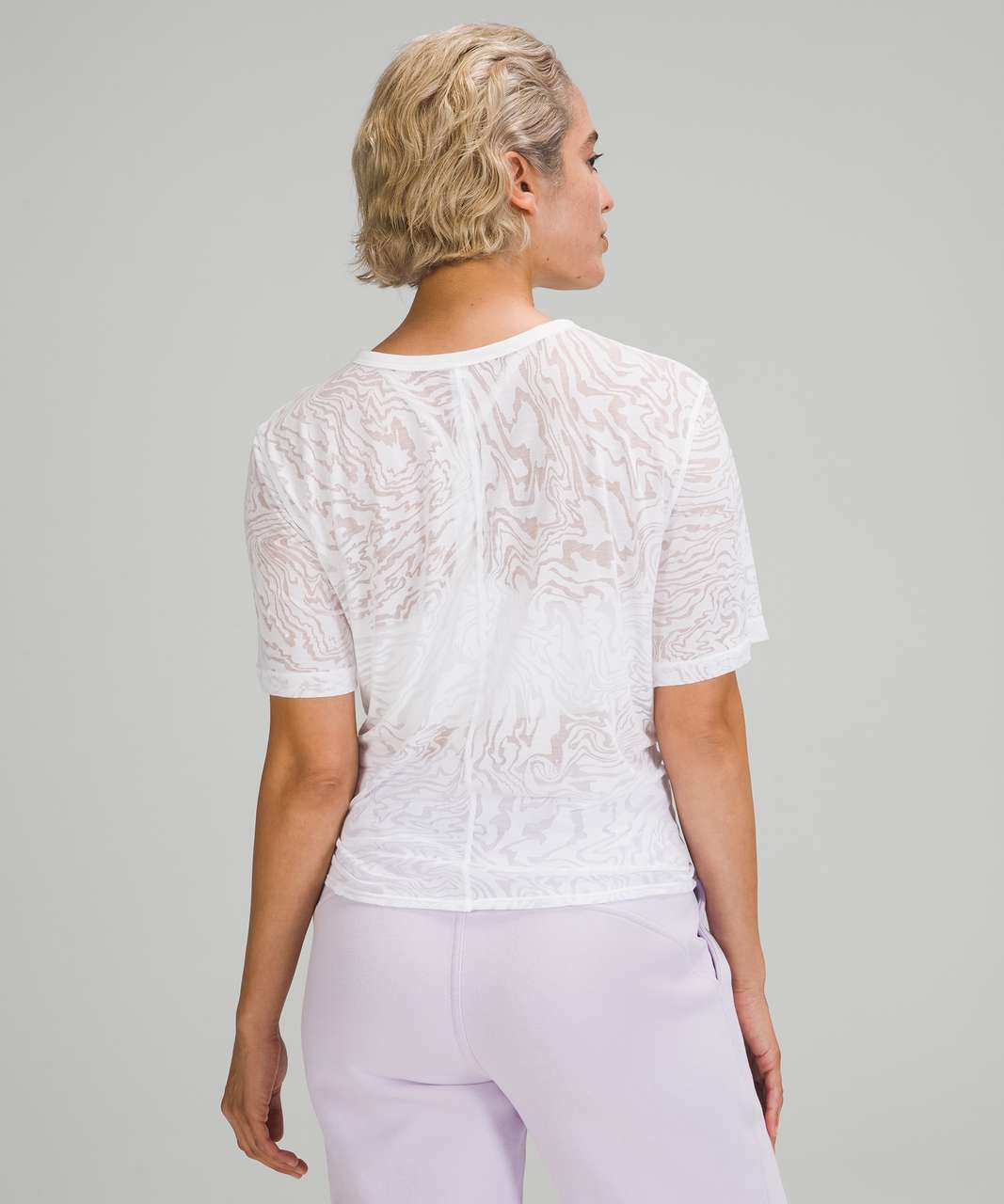 Lululemon Crescent Tee *Veil - Pink Lychee - lulu fanatics