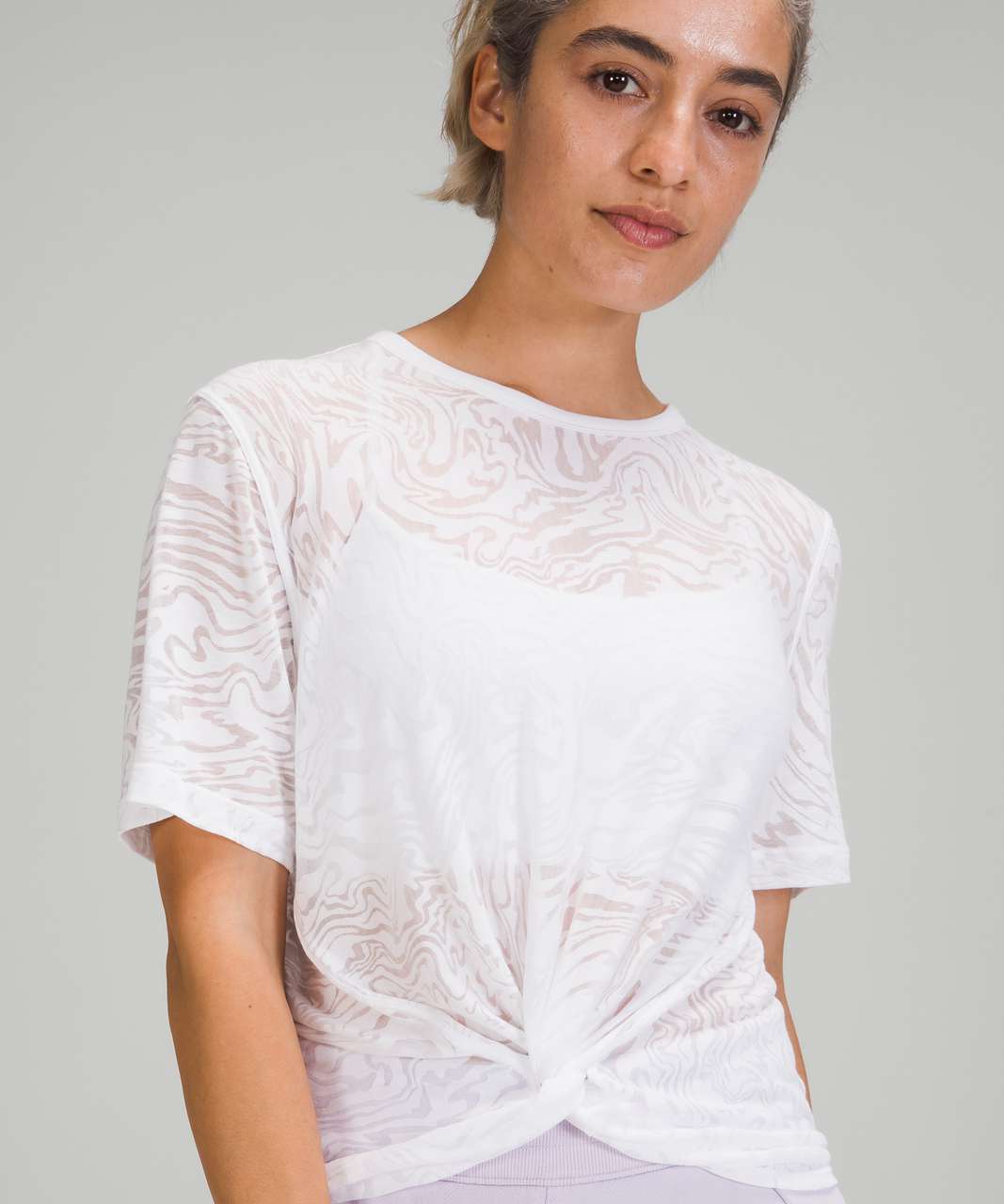 Lululemon Crescent Tee *Veil - White