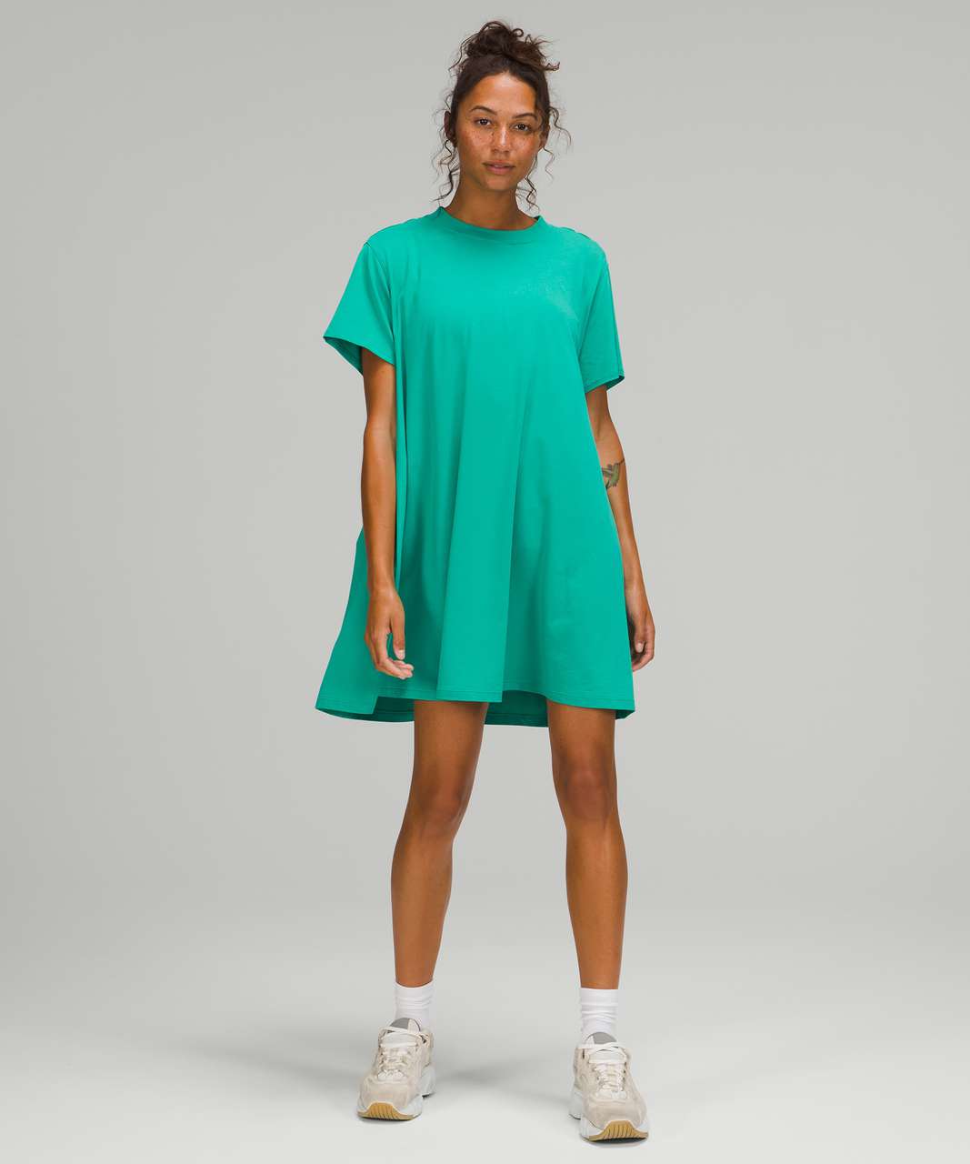 Classic-Fit Cotton-Blend T-Shirt Dress