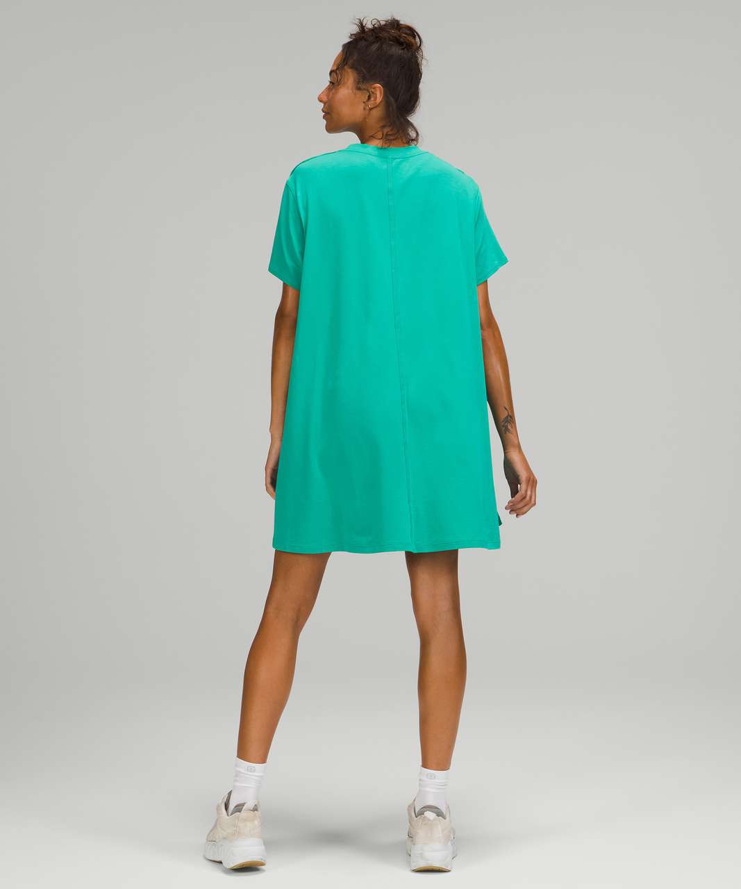 Lululemon All Yours T-Shirt Dress - Maldives Green