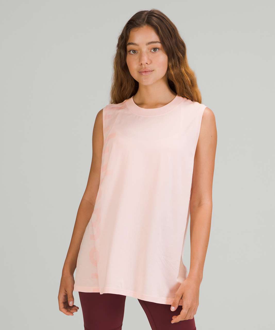 Lululemon All Yours Tank Top *Graphic - Pink Mist