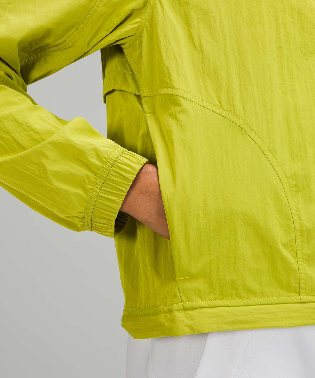 Lululemon Lightweight Hooded Jacket - Yellow Serpentine