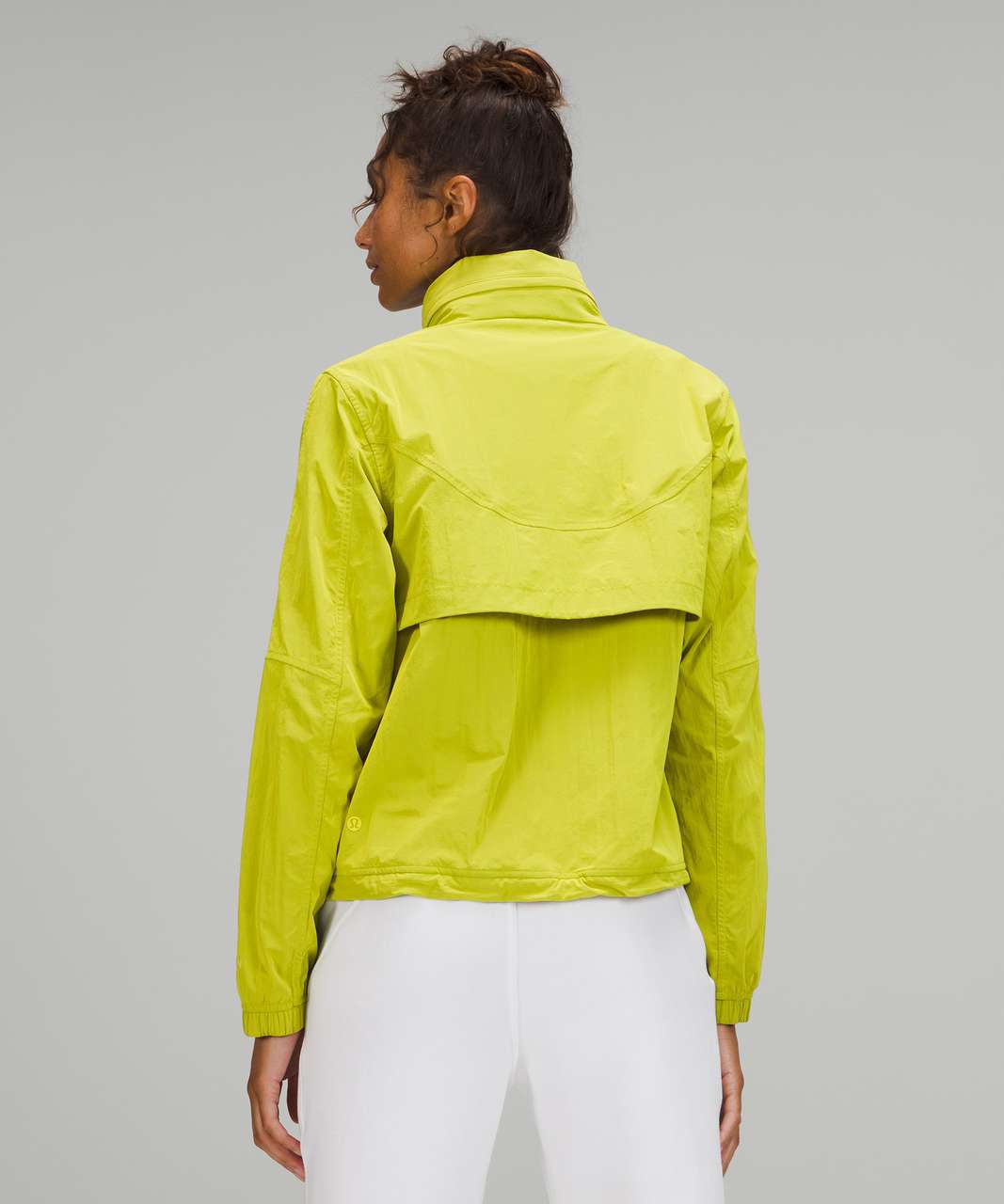 Lululemon Lightweight Hooded Jacket - Yellow Serpentine