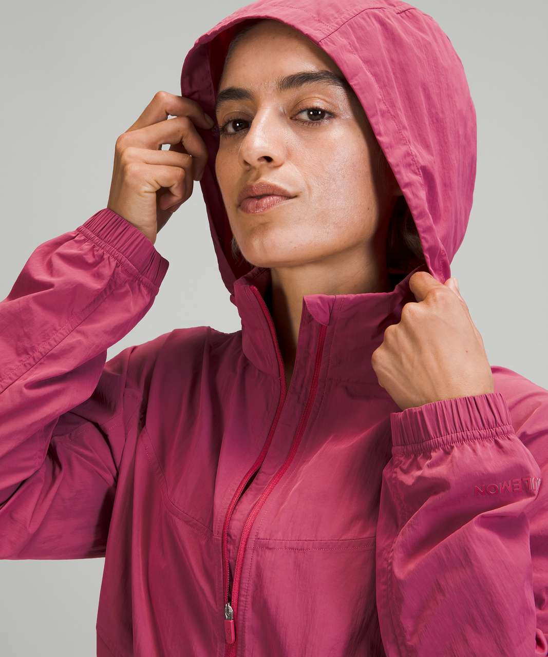 Lululemon Lightweight Hooded Jacket - Pink Blossom - lulu fanatics