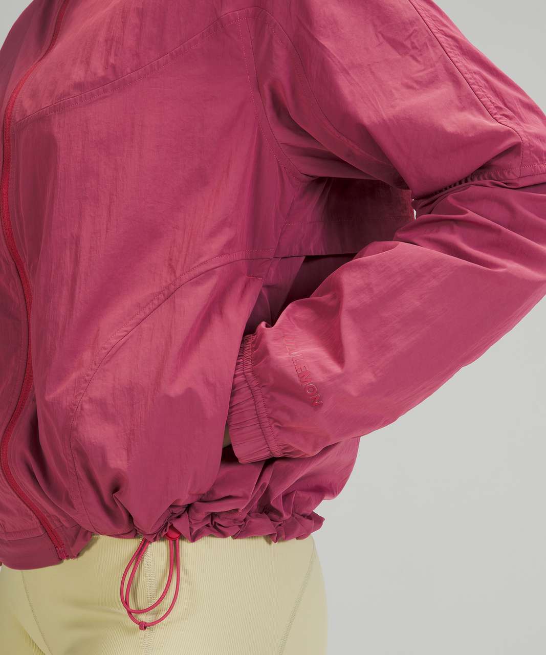 Lululemon Lightweight Hooded Jacket - Pink Lychee