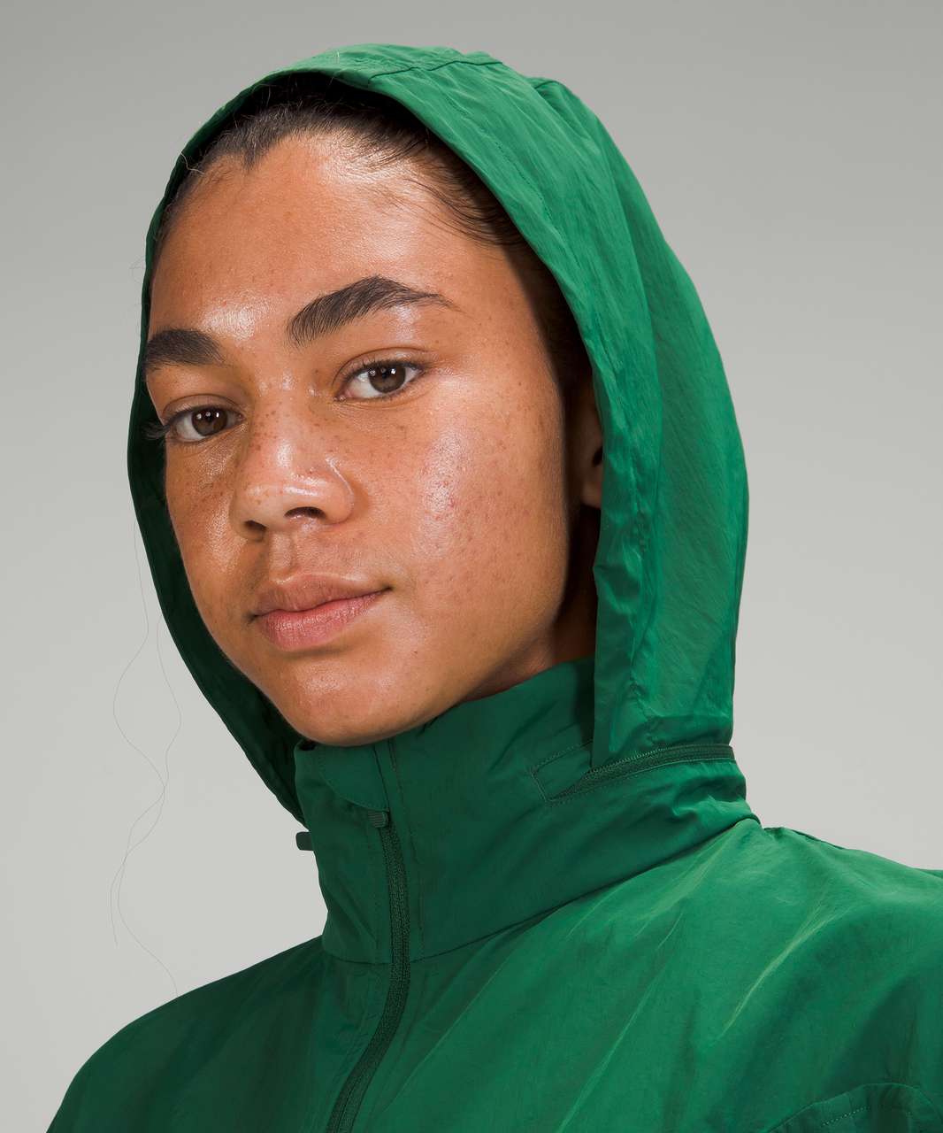 Lululemon Lightweight Hooded Jacket - Everglade Green