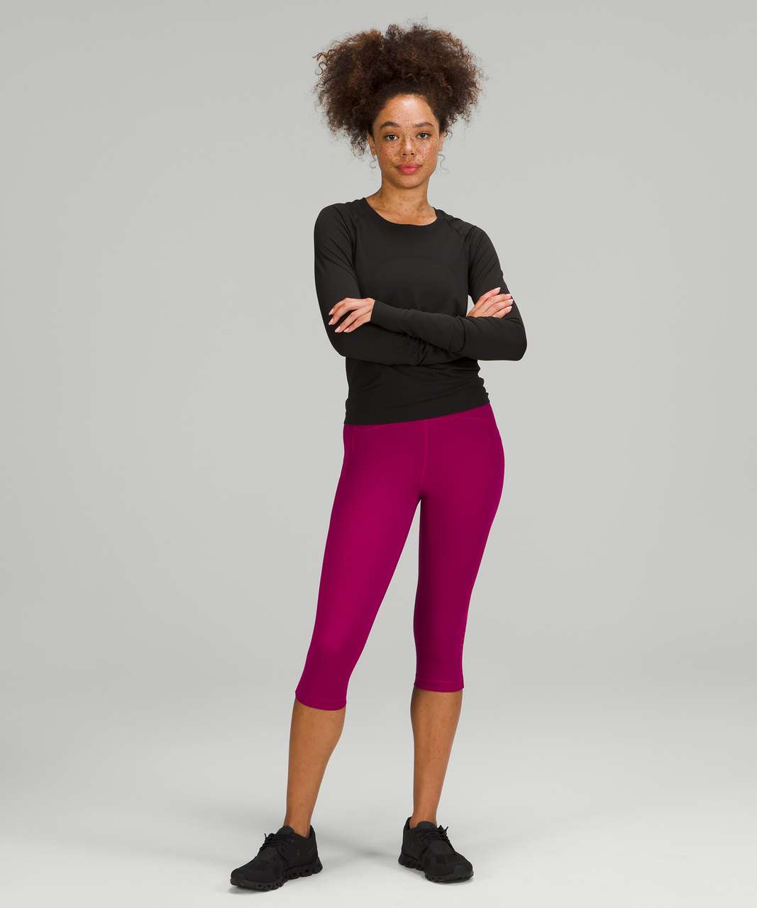 Lululemon Align High-Rise Crop 17 - Wild Berry - lulu fanatics