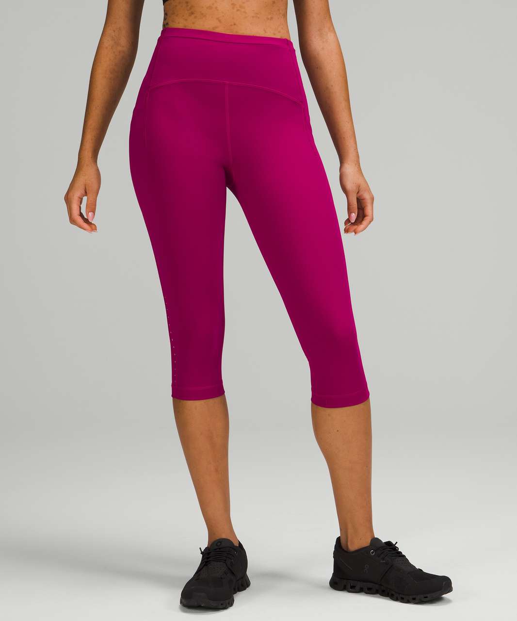 Lululemon Swift Speed High-Rise Crop 17 - Wild Berry - lulu fanatics