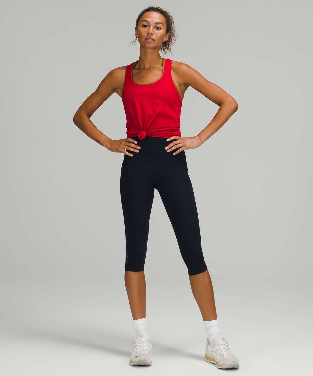 Lululemon Swift Speed High-Rise Crop 17" - True Navy