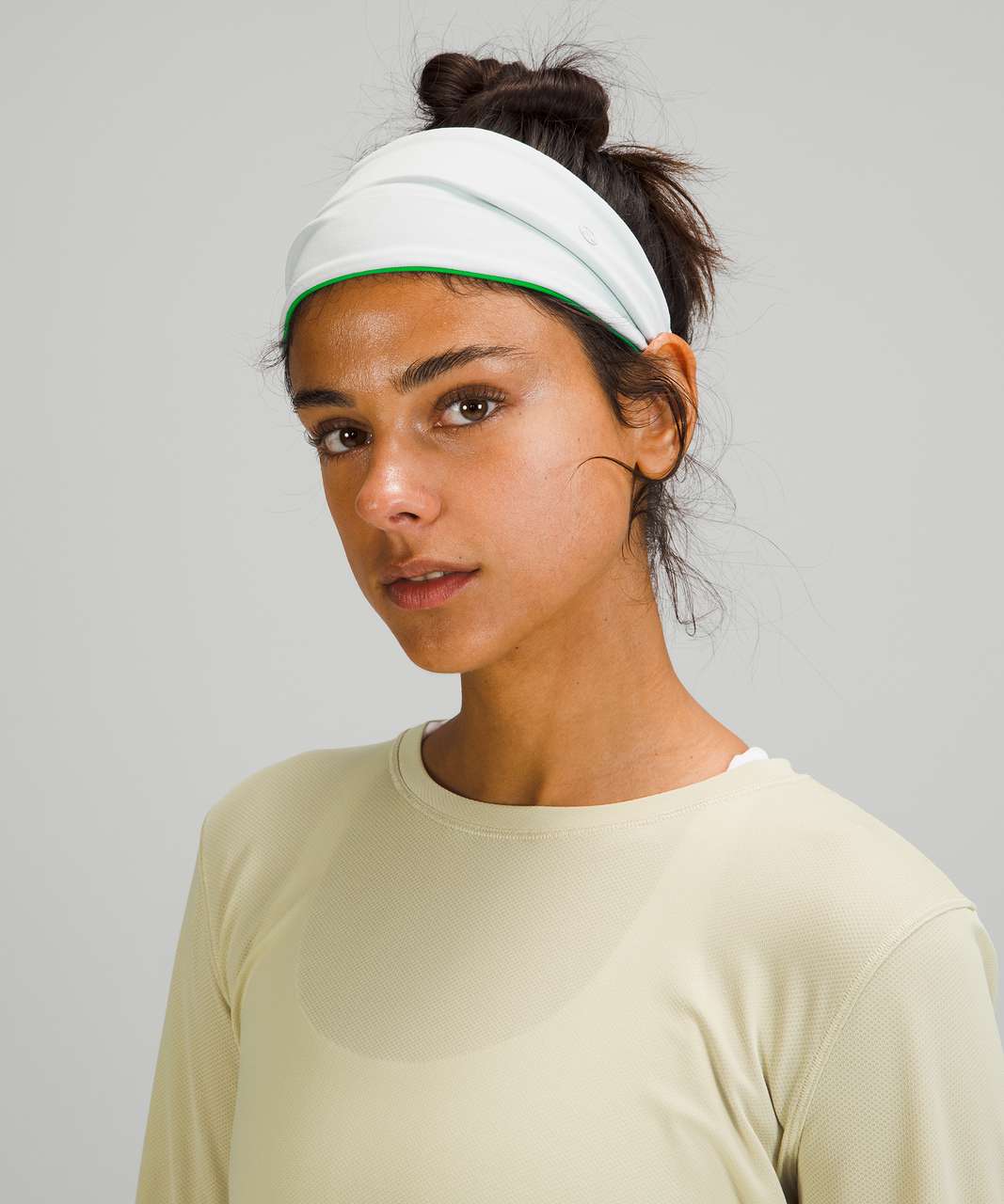 Lululemon Fringe Fighter Headband - Ocean Air / Maldives Green