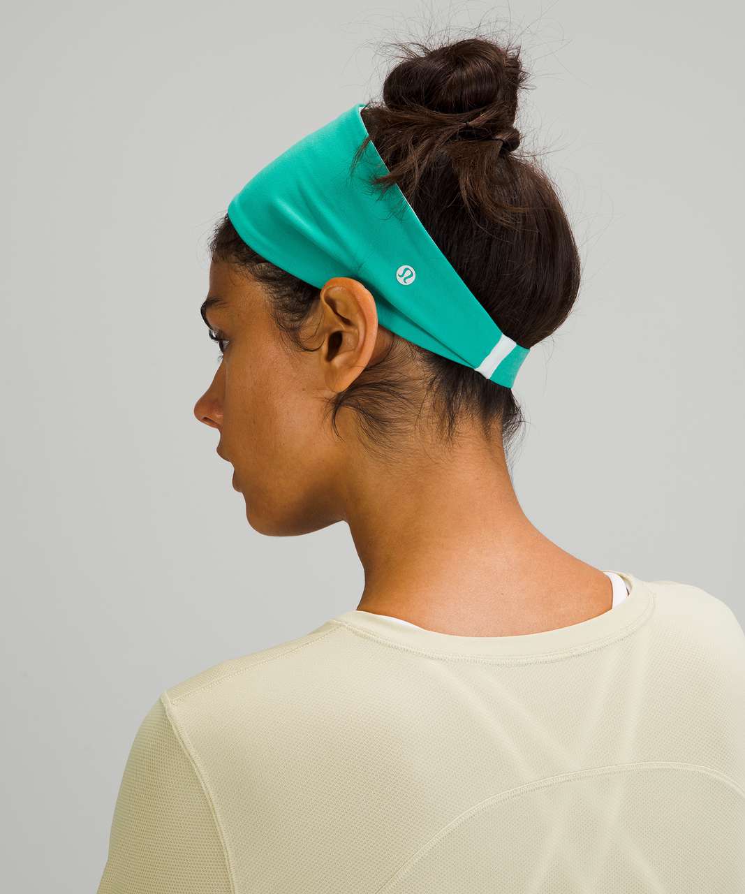 Lululemon Fringe Fighter Headband - Ocean Air / Maldives Green