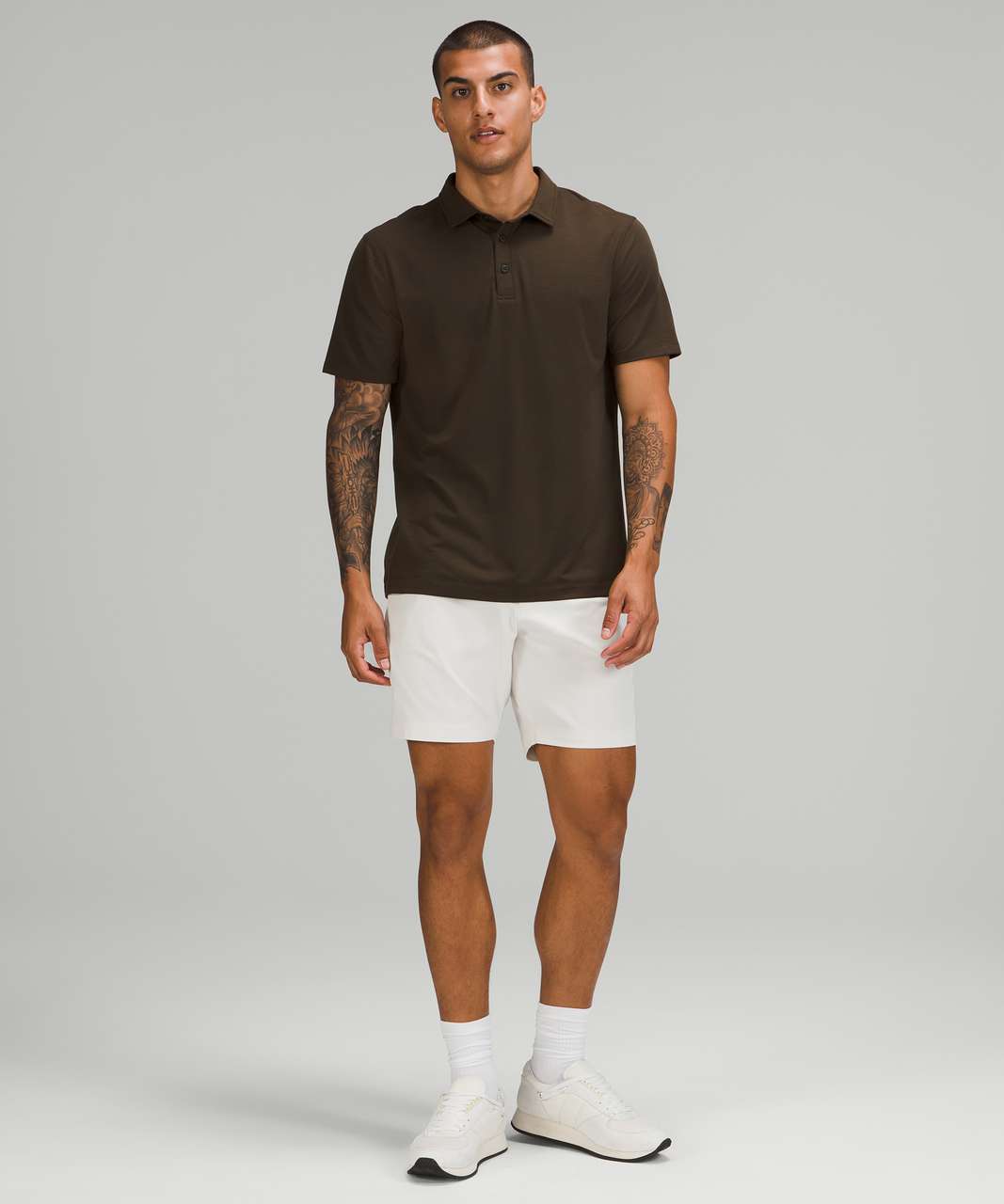 Lululemon Evolution Short Sleeve Polo Shirt - Dark Olive - lulu fanatics