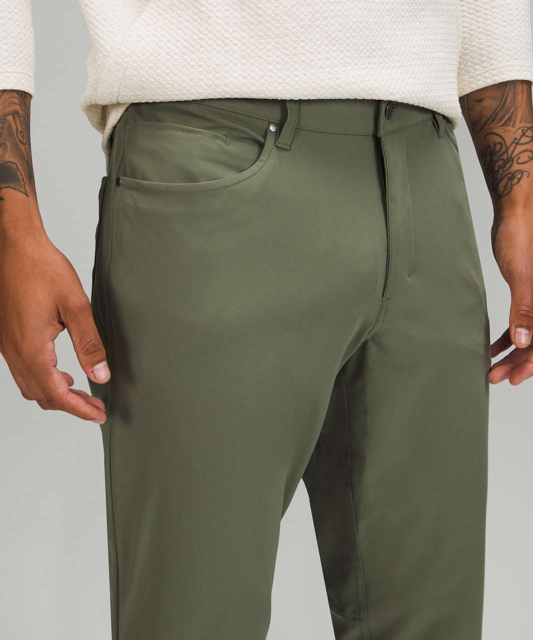 Lululemon ABC Pant Classic 34" *Warpstreme - Green Twill