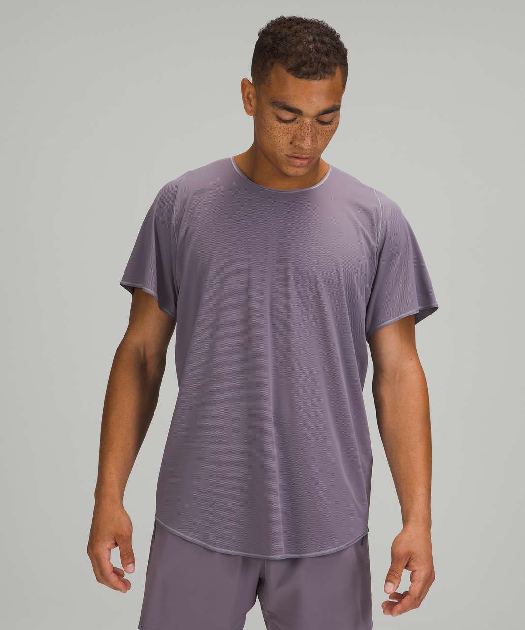 Lululemon lab Run Short Sleeve Shirt - Dusky Lavender