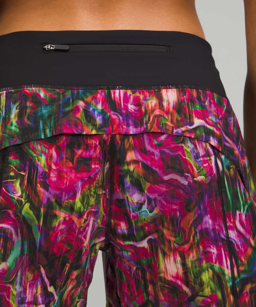 Lululemon Speed Up Short *2.5 - Ombre Speckle Stop Print Speed Short  Vintage Pink / Black - lulu fanatics