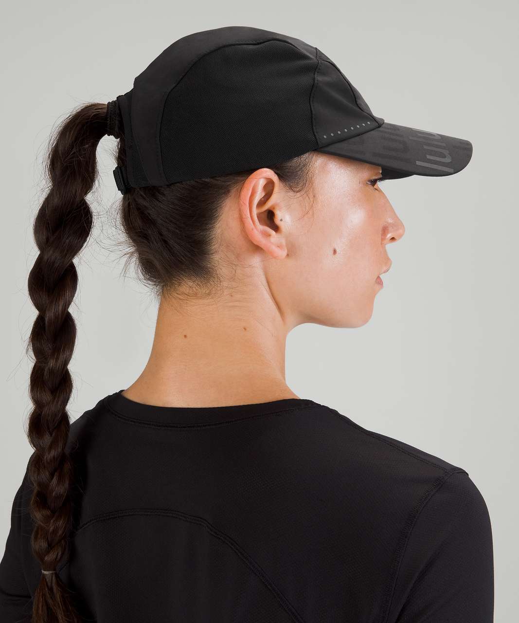 Lululemon Fast and Free Womens Run Hat Elite *Wordmark - Black