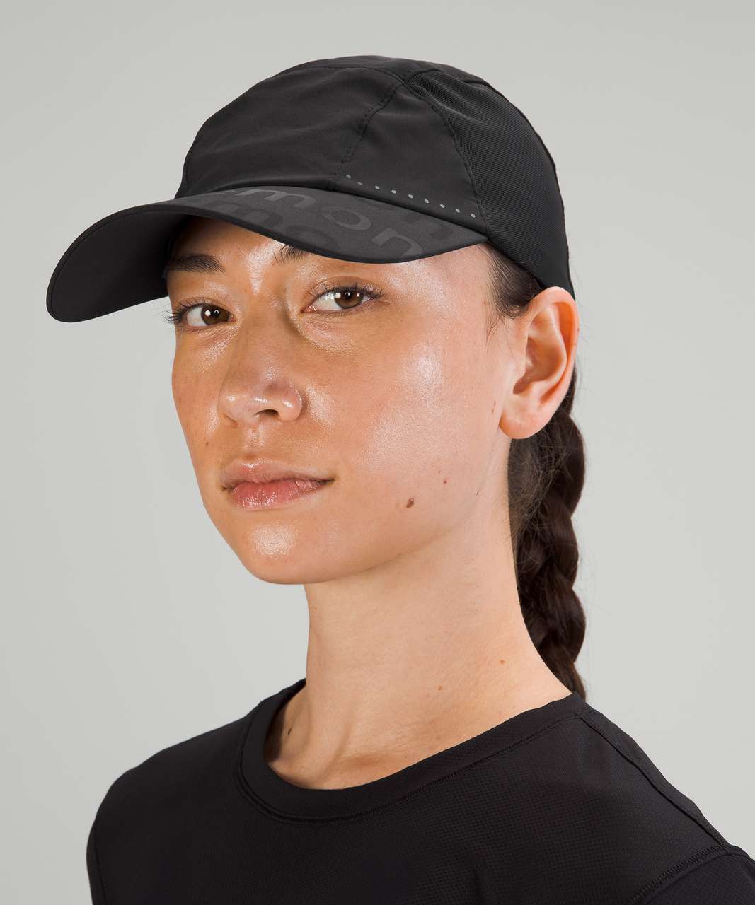 Lululemon Fast and Free Womens Run Hat Elite *Wordmark - Black