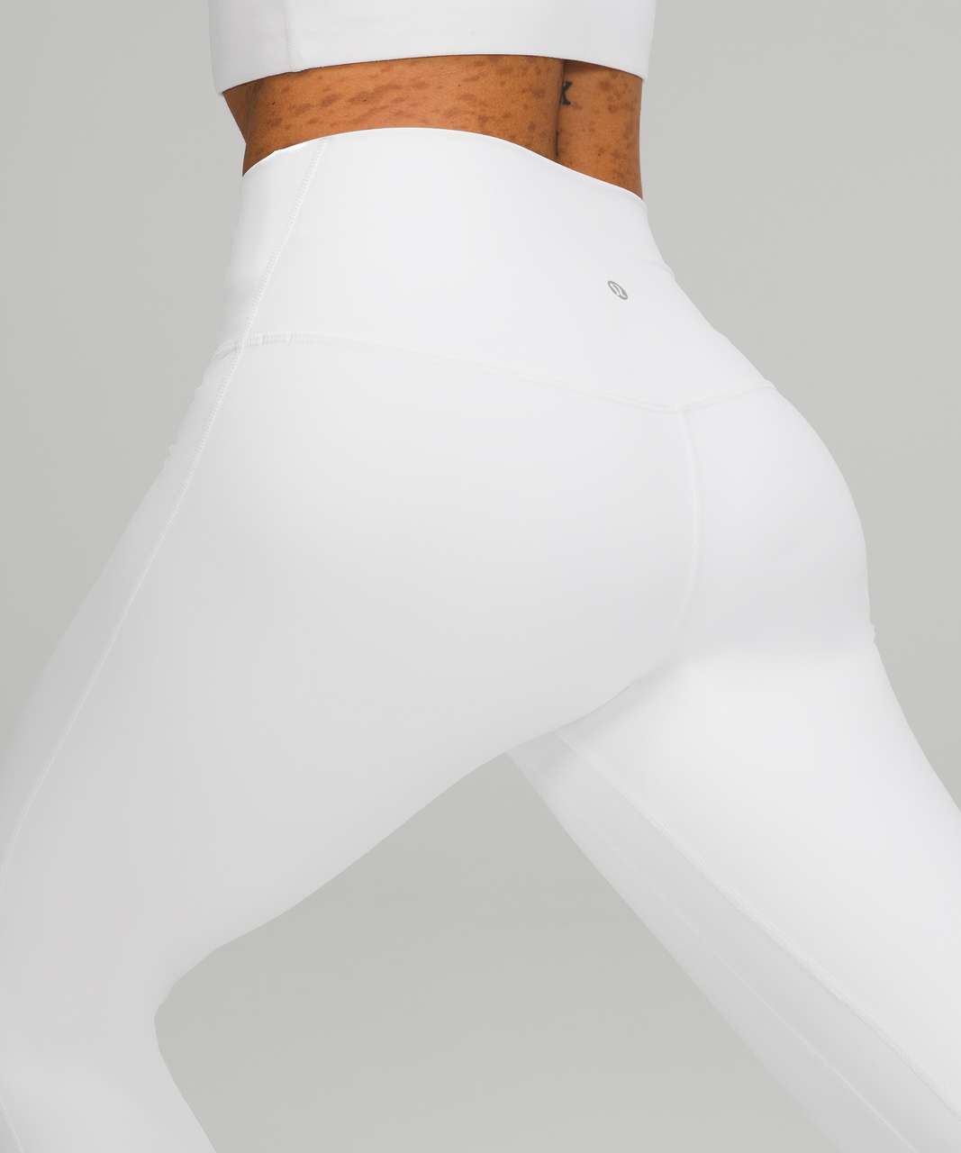 Lululemon Align High-Rise Crop 21 - White - lulu fanatics