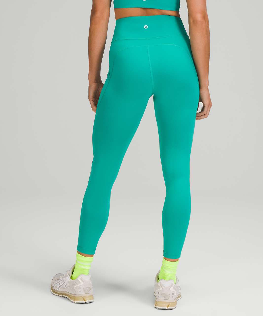 Lululemon Women's Invigorate High Rise Tight 25 Size 0 2 14 Crunch Teal  Lagoon