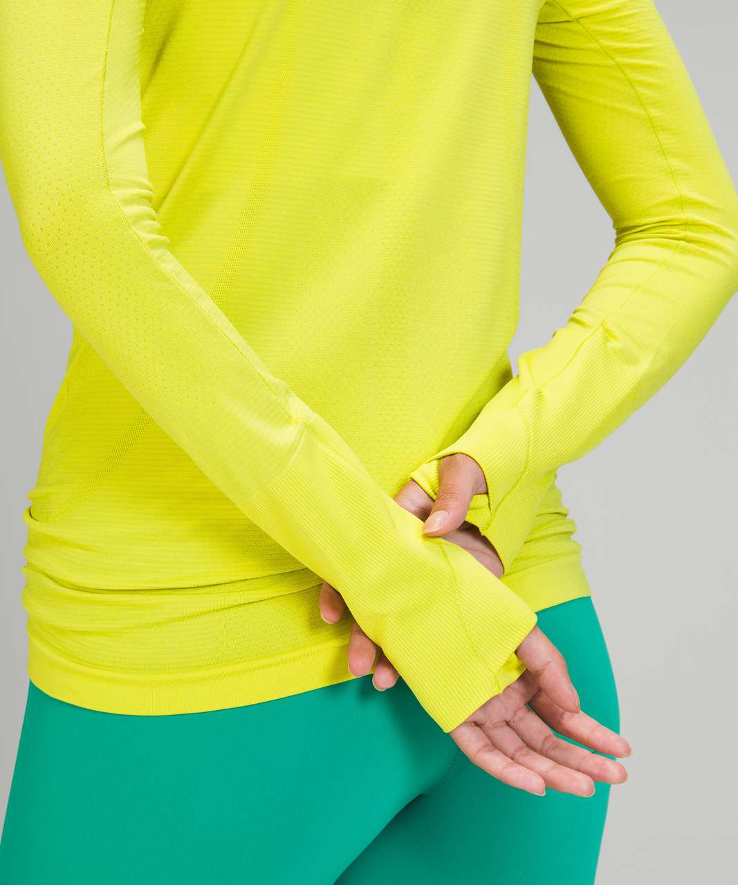 LULULEMON Yellow Swiftly Tech Long Sleeve Crew Shirt Top Size 10 – Style  Exchange Boutique PGH