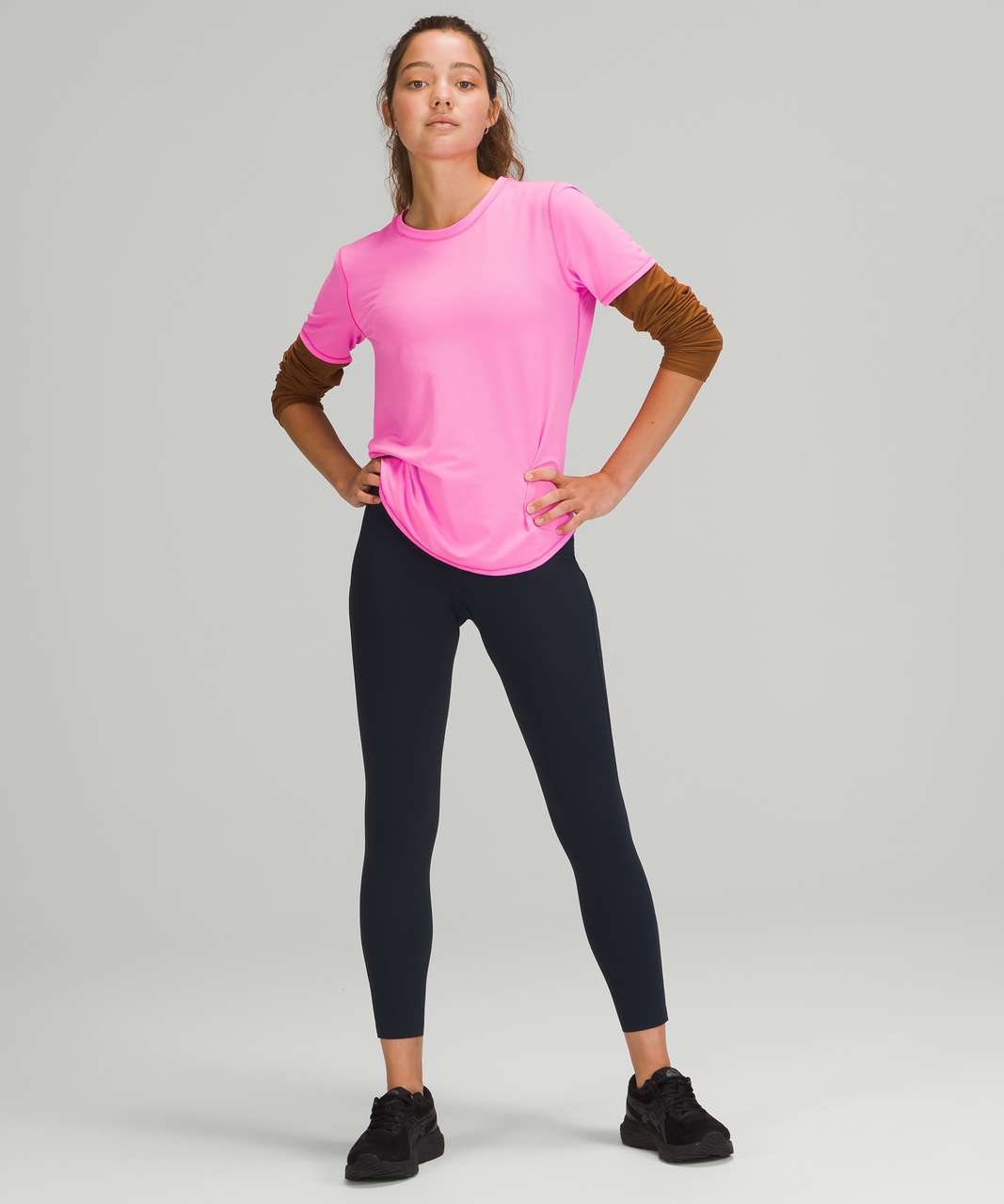 Lululemon Base Pace High-Rise Tight 25 - True Navy - lulu fanatics