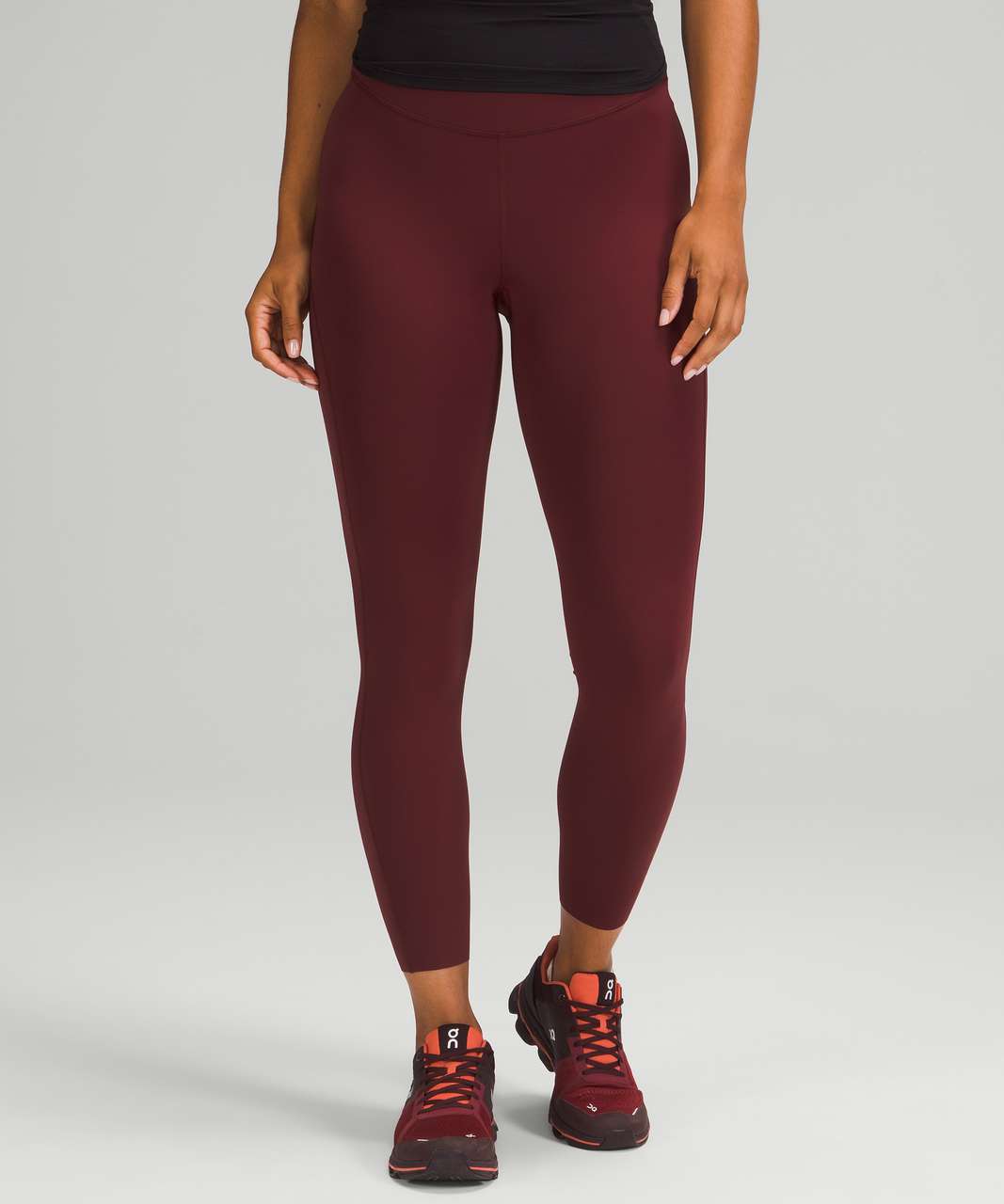 Sezane Surya leggings NWT Small Burgundy red maroon Yoga Pants Barre  lululemon 