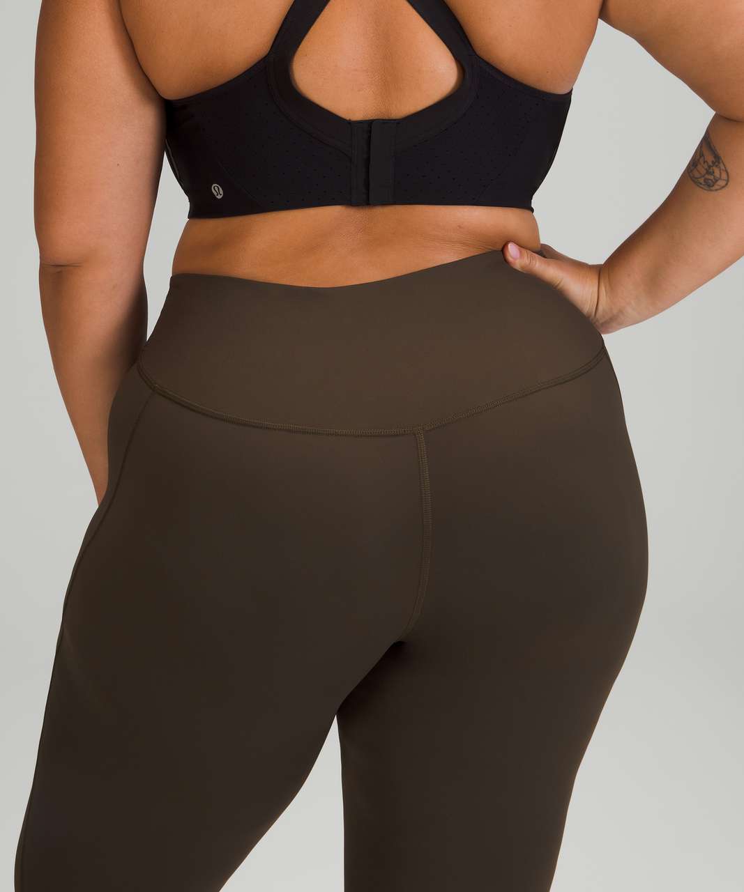 Lululemon Base Pace High-Rise Tight 25" - Dark Olive