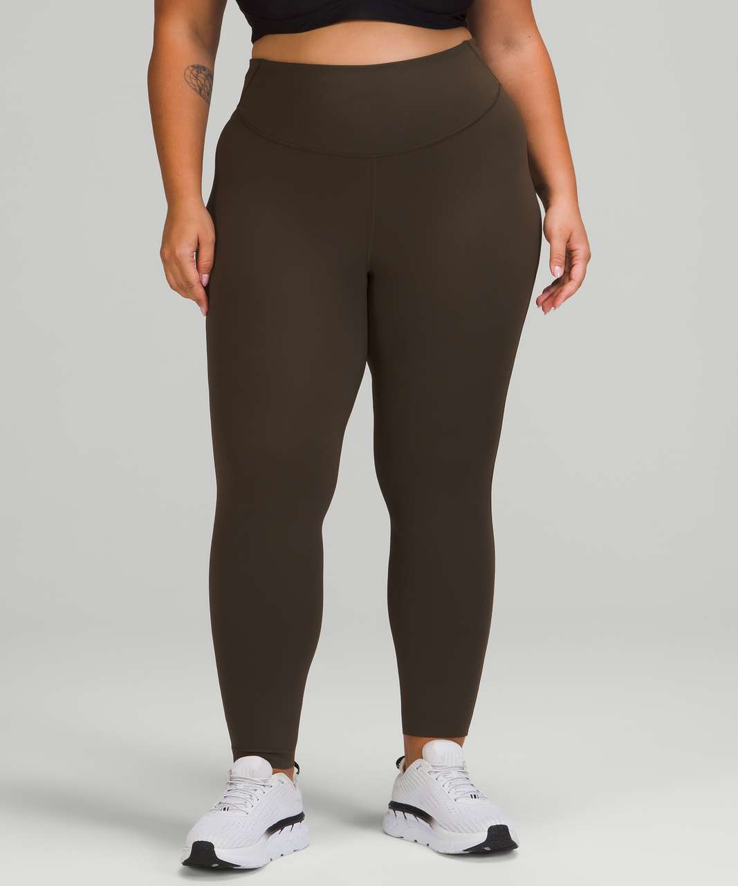 Lululemon Base Pace High-Rise Tight 25 - Dark Olive - lulu fanatics