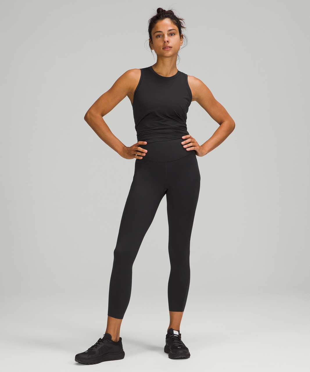 LULULEMON BASE PACE HIGH-RISE TIGHTS 25” IN BLACK WOMEN'S SIZE 12 LEGGINGS  NULUX