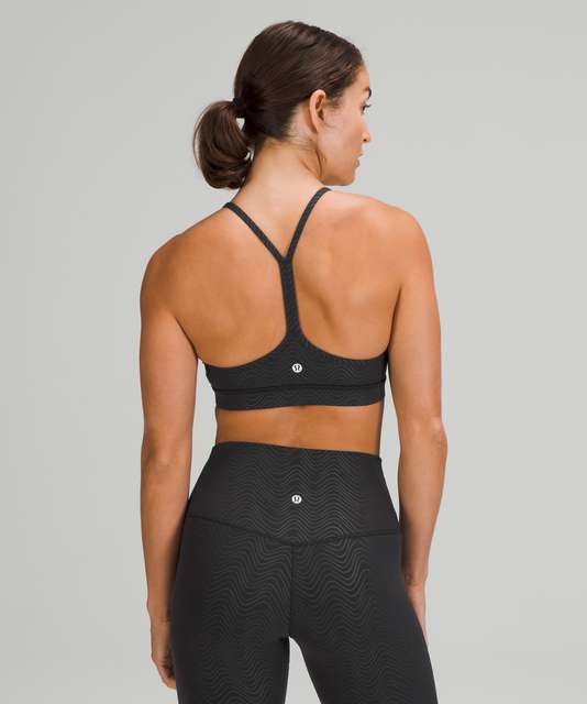 Lululemon Flow Y Nulu Bra *Light Support, A–C Cups - Intertwined Camo Deep  Coal Multi - lulu fanatics