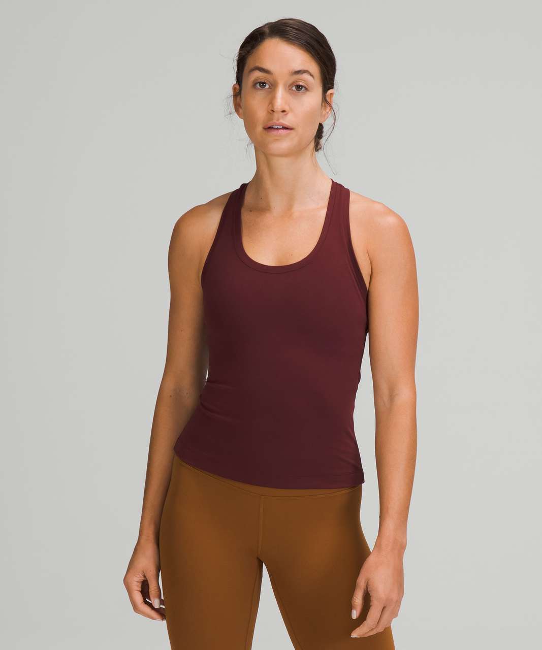 Lululemon Align tank, red merlot, size US 6, Women's Fashion