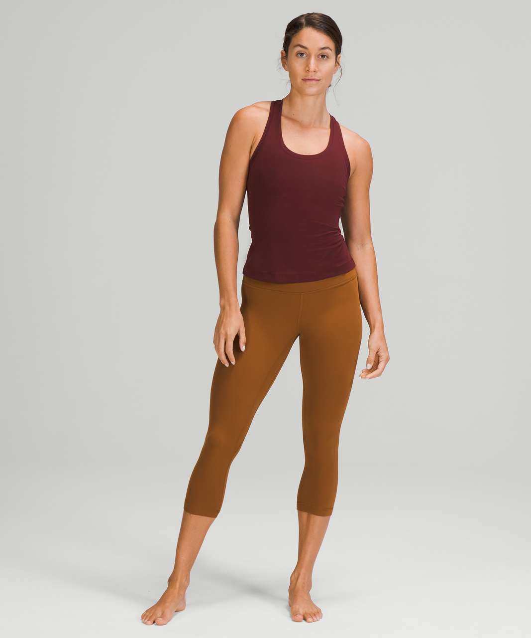 Lululemon Align tank, red merlot, size US 6, Women's Fashion