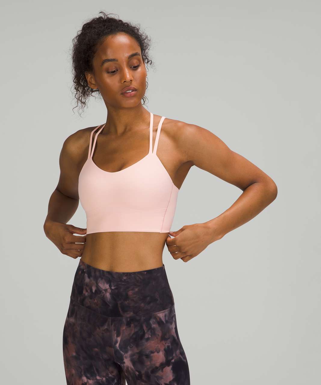 Lululemon Like a Cloud Bra Longline *Light Support, B/C Cup - Pink Mist