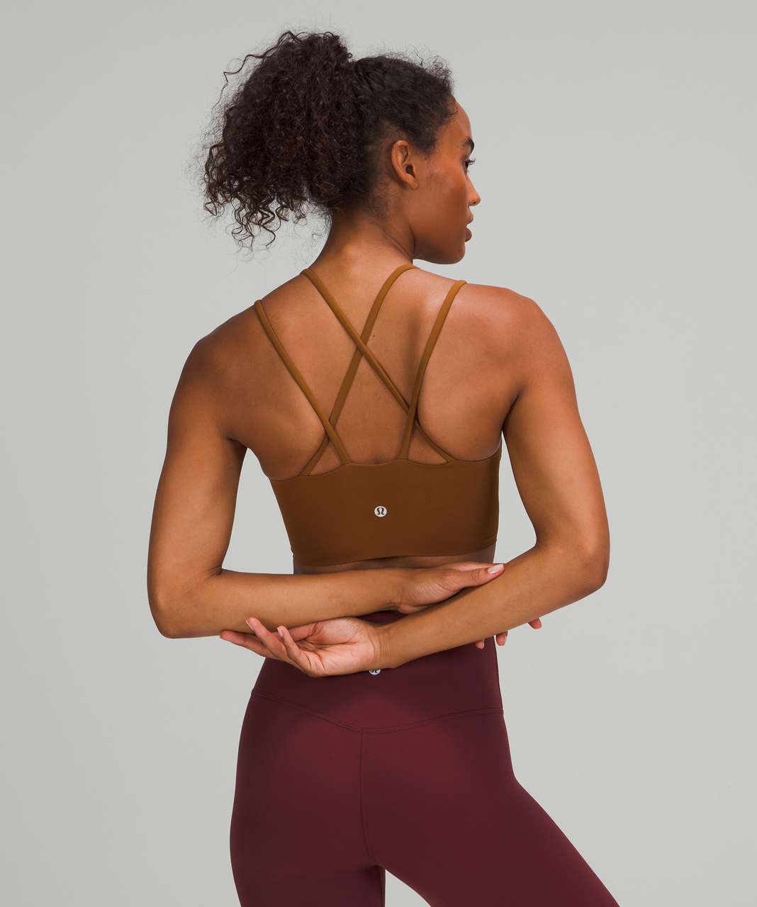 Lululemon Like a Cloud Bra Longline *Light Support, B/C Cup - Copper Brown  - lulu fanatics