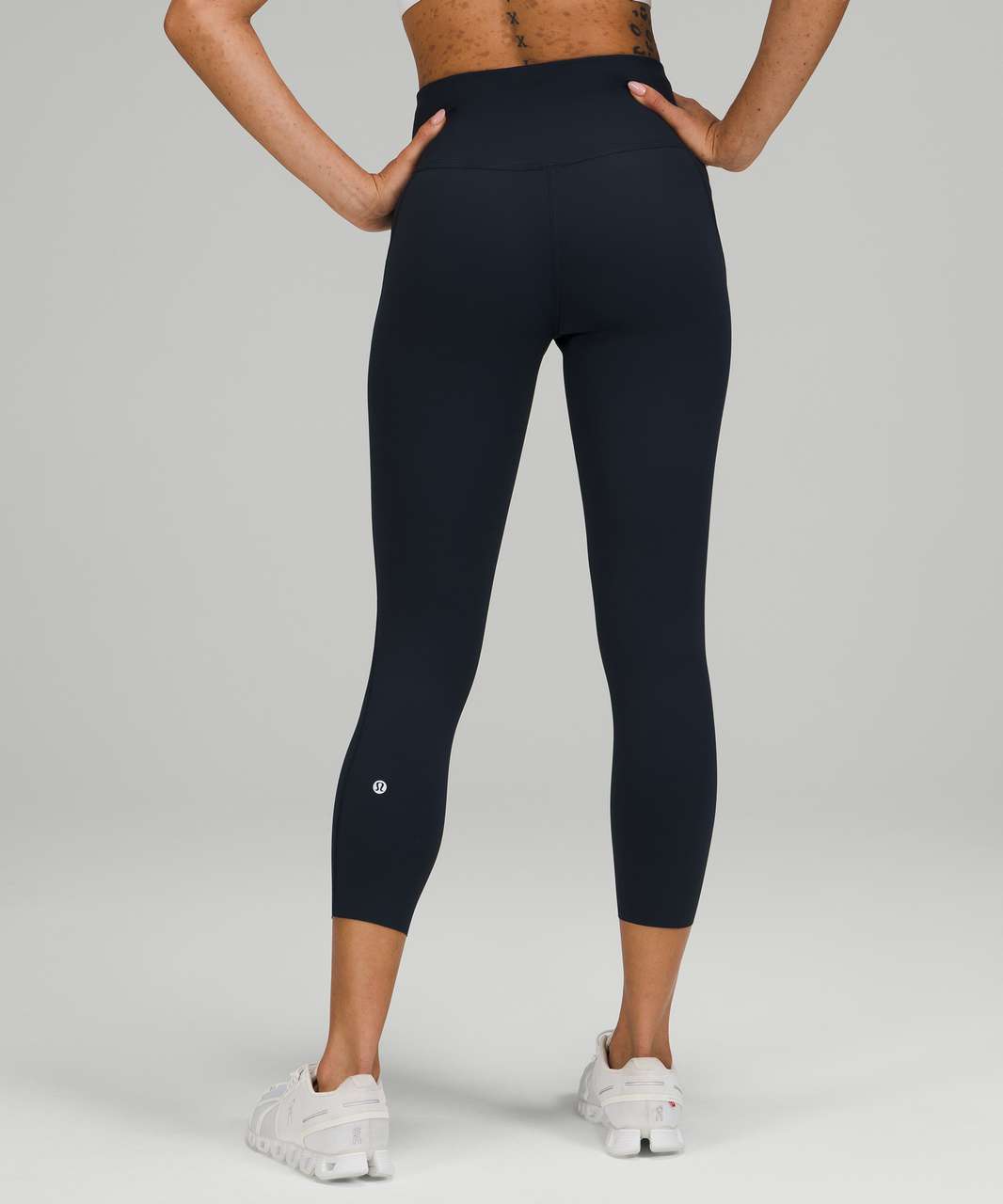 Lululemon Base Pace High-Rise Crop 23 - True Navy - lulu fanatics